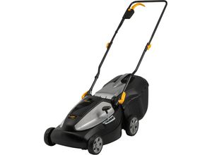 Akkurasenmäher ALPINA-GARDEN "AL 3820 Li", schwarz, B:143,9cm H:43,5cm T:91,4cm, Rasenmäher, inkl. 2x 4 Ah Akku und Ladegerät