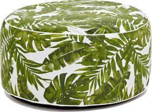 Hocker JAHNKE "AIR SIT", grün (blatt grün), B:80cm H:37cm T:80cm, Hocker, aufblasbar, Indoor & Outdoor, 80 cm Durchmesser