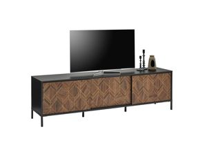 Hom`in Lowboard , Schwarz, Gold