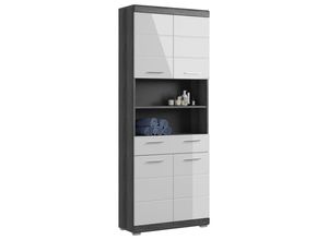 Mid.you Hochschrank Scout, Anthrazit, Grau,