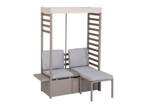 Sunjoy Stahl Gartensofa FARO -