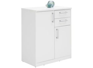 Xora Kommode , Weiß ,