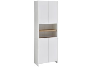 Xora Hochschrank Quickset 100, Weiß,