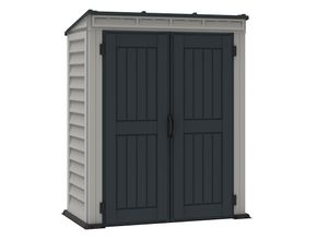 Duramax Kunststoff Gartenhaus 171x92 Geräteschuppen Garten Gerätehaus Drehtüren, H. 202 x B. 171 x T. 92 cm
