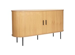 Xora Sideboard , Schwarz, Eiche