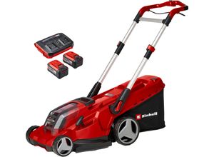 Akkurasenmäher EINHELL "Einhell Power X-Change RASARRO 36/42", rot, B:44cm H:71,5cm T:129,5cm, Rasenmäher, mit 2x Akku 18V/5,2Ah und 1x Ladegerät