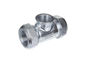 Gebo Serie 150 Verschraubung 01.150.04.06 60,3 mm x 2" x 60,3 mm, für Stahlrohr