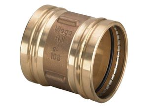 Viega Sanpress XL-Muffe 350598 76,1 mm, Rotguss, SC-Contur