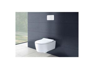 Villeroy & Boch Avento Combi-Pack 5656RS01 weiß, spülrandlos, mit WC-Sitz 9M87S1