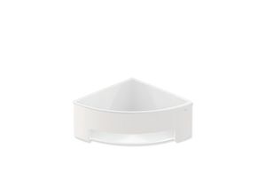 Hewi System 900 Eck-Duschkorb 900.03.00260AS weiß tiefmatt, pulverbeschichtet