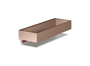 KEUCO Edition 11 Duschkorb 11158290000 silber-eloxiert/Rotgold gebürstet