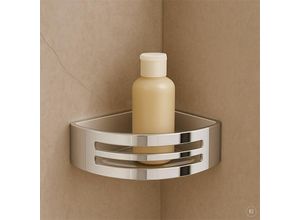 AquaCraft 400 Eckduschkorb 40000100-00 Einsatz weiß herausnehmbar, chrom