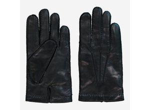 Schwarze Handschuhe aus Leder