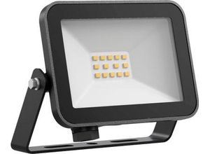 Dotlux LED-Strahler FLOORslim 10 W, 4000 K, IP65, schwarz