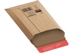 Versandtaschen ColomPac, Wellpappe, haftklebend, recyclebar,