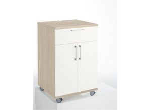 Catering-Caddy, mit Kühlschrankfach und Klappfach,