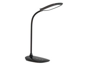 meet by Paperflow LEON LED-Tischleuchte schwarz, 800 lm (1000 Lux), flexibler Arm, 3-Farben-CCT-Modus