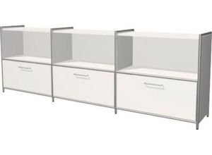Sideboard Toledo, mit Sichtrückwand, 3