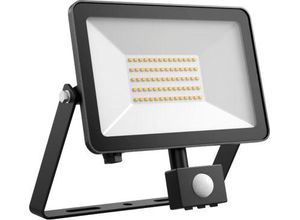 DOTLUX LED-Strahler FLOORslim-sensor 50W 4000K mit PIR-Bewegungsmelder, schwarz