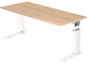 Schreibtisch TARVIS, C-Fuß, Quadrat, B