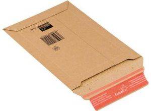 Versandtaschen ColomPac, Wellpappe, haftklebend, recyclebar,