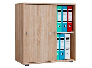 Schiebetürenschrank, aus Holz, abschließbar, 2
