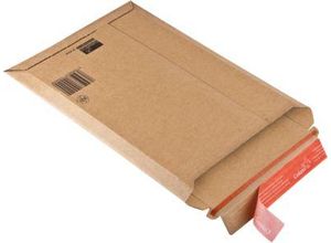 Versandtaschen ColomPac, Wellpappe, haftklebend, recyclebar,