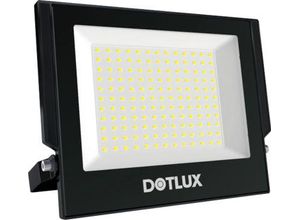 Dotlux LED-Strahler FLOOReco 100 W, 4000 K, IP66, schwarz
