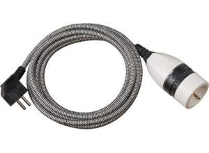 Verlängerungskabel Brennenstuhl®, für Innen, L 3 m, IP20, Drehschalter beleuchtet, Schutzkontakt-Kupplungsstecker