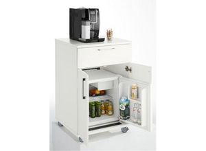 Catering-Caddy, mit Kühlschrankfach und Klappfach,