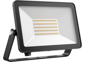 Dotlux LED-Strahler FLOORslim 50 W, 4000 K, IP65, schwarz