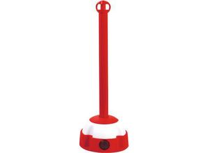 Ketten-Warnständer, roter Pfosten