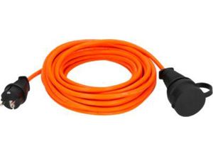 Brennenstuhl BREMAXX Verlängerungskabel, IP44, bis -35 °C, Öl- und UV-beständig, orange, 10 Meter