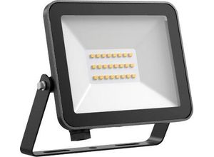 Dotlux LED-Strahler FLOORslim 20 W, 4000 K, IP65, schwarz