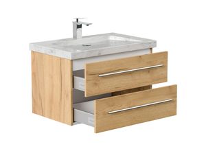 Badmöbel Marmor Carrara White YAMO