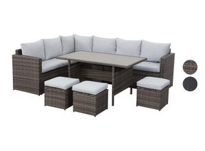 MeXo Gartenmöbel 9-Sitzer Lounge Set