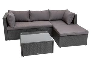 LIVARNO home Loungeecke mit Tisch,