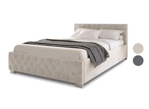 Juskys Polsterbett »Nizza« mit Bettkasten