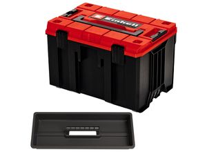 EINHELL Werkzeugkoffer "E-Case M", rot (rot, schwarz), Aufbewahrungsboxen, für universelle Aufbewahrung von Werkzeug und Zubehör