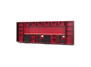 Feistos FEISTOS Werkstatteinrichtung Novo 6 Metall Werkstattschrank schwarz & rot 45,7x528x198cm