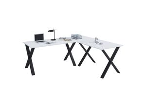 VCM VCM Holz Schreibtisch Eckschreibtisch