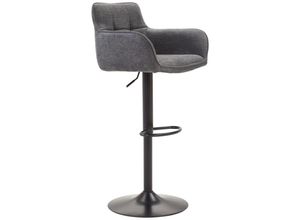 Livetastic Barhocker , Grau, Schwarz