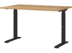 Schreibtisch Boston, mechanisch höhenverstellbar, Rechteck,
