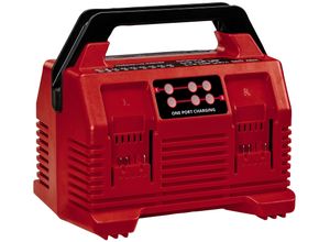Akku-Ladestation EINHELL "PXC-Ladegerät", rot (rot, schwarz), B:24cm H:22cm T:19cm, Kunststoff, Ladegeräte