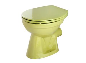 Tiefspül-WC CORNAT, grün (moosgrün), B:35,5cm H:39cm T:47cm, WCs, Keramik