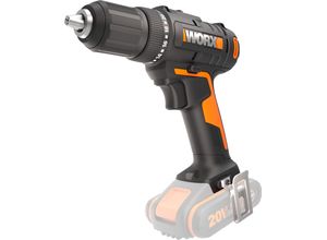 Akku-Bohrschrauber WORX "WX108.9", bunt (schwarz, orange), B:5,5mm H:18,1mm L:18,4mm, Bohrmaschinen, zum Bohren & Schrauben, 20+1 Drehmoment, ohne Akku & Ladegerät