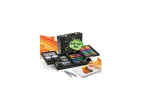 EASYmaxx Malkoffer 145-tlg. schwarz