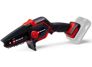 Akku-Kettensäge EINHELL "Power X-Change GE-PS 18/15 Li BL-Solo", rot, B:9,8cm H:14cm T:41,5cm, Kunststoff, Kettensägen, mit bürstenlosem Motor