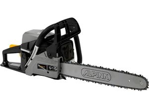 Benzin-Kettensäge ALPINA-GARDEN "ACS 47 18", schwarz, B:85cm H:24cm T:28,5cm, Metall, Kettensägen, 2,4 PS / 45 cm³ Motor