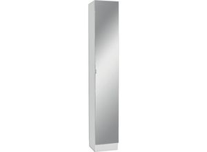 Xora Hochschrank, Weiß, Holzwerkstoff, 4